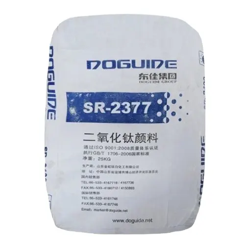 high purity DoGuide Rutile Grade Tio2 SR 2377 Titanium Dioxide