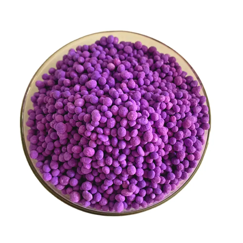 Agro-Chemicals körnige NPK 15-5-25 Purple farbe durian dünger