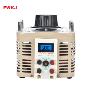 入力220V出力調整可能0-500V 7KVA ACプラグなし電圧レギュレーター実験室テスト用のメーター付き変圧器変数 - Product Image 1
