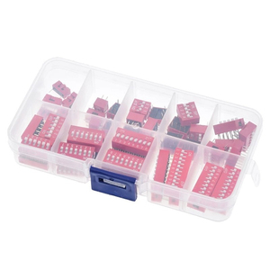 45PCS DIP Switch 2.54mm Foot Distance <strong>Encoding</strong> Switch <strong>1</strong>/2/3/4/5/6/7/<strong>8</strong>/9P Kit Box - Product Image 4