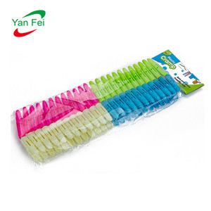6CM 48PCS מעורב צבע פלסטיק בגדי יתדות בגדי תליית יתדות בגדי סיכות חדש קידום פלסטיק קליפים בגדי קליפ - Product Image 1