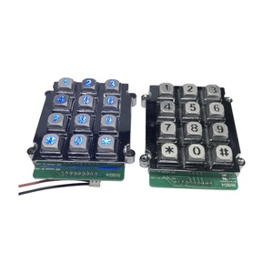 Interno 3*4 interfono numerico tastiera meccanica connettore RS232 controllo accessi tastiera illuminata - Product Image 1