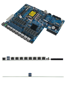 BKHD 1U Customized Firewall <strong>Network</strong> Appliance 8*RJ45 Expandable 4*10G SFP Support Intel I3 I5 I7 6th-9th for Mikrotik Ubuntu - Product Image 5