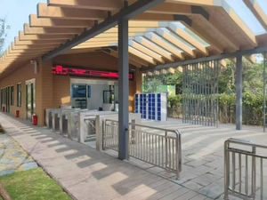 Shenzhen semiautomatico a vita alta Rfid meccanismo di controllo di accesso bidirezionale ingresso treppiede cancello del tornello - Product Image 6