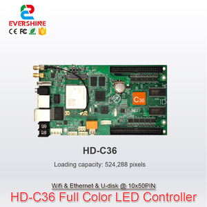 Huidu RGB Full Color asincrono HD-C36C scheda di controllo Wifi utilizzare per P2 P2.5 P3 P4 P5 P6 P8 P10 Display modulo Led - Product Image 3