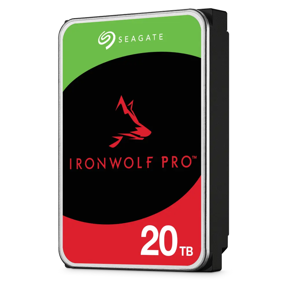 Disco duro Seagat IronWolff PRO 20TB NAS 7200 RPM 256MB CMR 3,5 "HDD interno para almacenamiento conectado a red RAID ST20000NT001