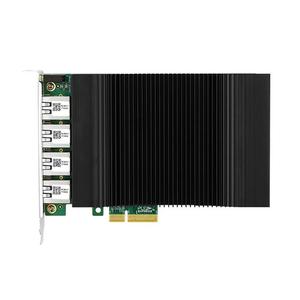 HICOMDATA 2.5G PCIE 4端口以太网适配器英特尔I225/226控制器网卡，带POE端口
