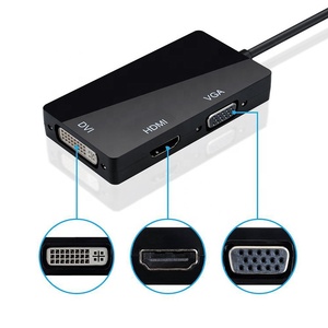 Cable mini DP a DVI HDMI VGA onverter, soporte 4K 1080P Tree en uno - Product Image 3