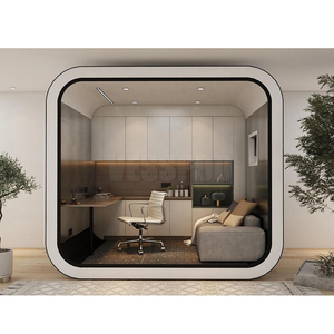 יוקרה מודרנית בקתת פלדה בית תא פלדה בית נייד מיכל זעיר לבית מיכל קטן בית עבור וילה שינה חיצונית או אפליקציה במשרד - Product Image 6