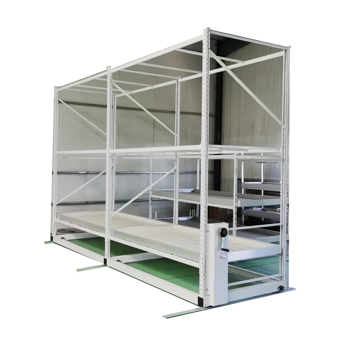 Grow racks and rolling bench flood trays cultivation growing rack ebb vertical grow rack system