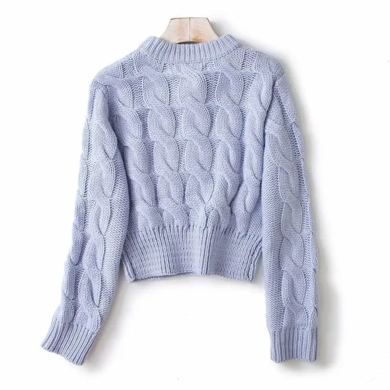 Manica lunga personalizzata all'ingrosso allentata il prezzo di fabbrica Y2K maglione di natale carattere aperto brutti maglioni da donna
