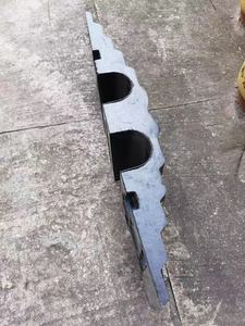 Fie Protection Pipe Two Channel Channel Cat Eye Reflectors CE Hose and Cable Bridge <strong>Ramp</strong>, <strong>2</strong>-Channel Hose Protector - Product Image 4