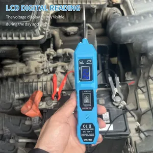 Probador de circuito, probador de circuito eléctrico automotriz con luz LED de pantalla de voltaje, Kit de sonda de circuito de alimentación de coche para 3,5-36V CC - Product Image 4