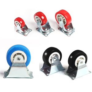 中国脚轮带制动PVC家具脚轮制造商铸造车轮尺寸定制家具 - Product Image 2