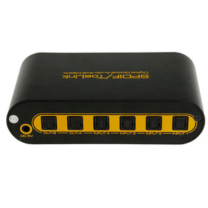 Control remoto IR Audio digital SPDIF Toslink Switch Splitter Matrix 4x2 de 4 Entrada 2 Salida - Product Image 2