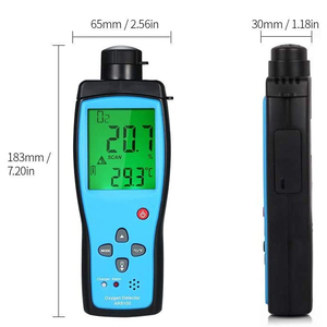 Intervallo di misurazione portatile 0-25% rilevatore di ossigeno misuratore di ossigeno digitale analizzatore di Tester di ossigeno con visualizzazione LCD e allarme - Product Image 3