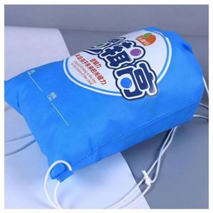 Wholesale Cheap Price and Reusable Custom <strong>Pattern</strong> Printing PP Non Woven Summer Camp <strong>Draw</strong> <strong>String</strong> <strong>Bag</strong> - Product Image 3