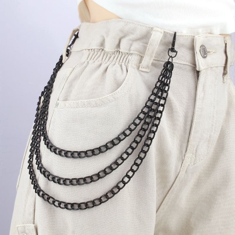 Three-layer trouser chain