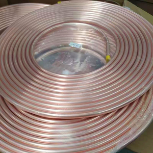 Nokta mal toptan fiyat klimalar bakır boru C11000 <span class=keywords><strong>1</strong></span>/2 "0.81mm dikişsiz bakır boru
