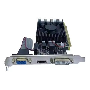 Venta al por mayor OEM bajo perfil DDR3 1GB-4GB tarjeta de vídeo gráfica GPU Gt610 710 730 740 DVI ventilador de salida para PC ordenador de escritorio - Product Image 3