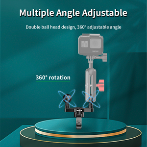 Alüminyum alaşım dikiz aynası sabitleme kaidesi çift 1 ''TPU topu ile uyumlu RAM dağı B boyutu 1'' top braketi - Product Image 4