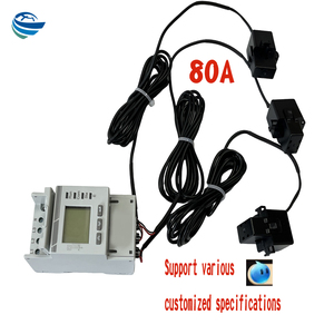 Precio de fabricación Din Rail Medidor de energía multifunción Dispositivo de monitoreo de energía trifásico con 3PCS CT - Product Image 6
