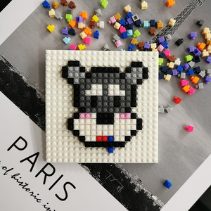 Patrón de dibujos animados Rompecabezas Ilustración DIY Juego de bloques de construcción Patrón de partículas pequeñas Juguetes educativos para niños - Product Image 1