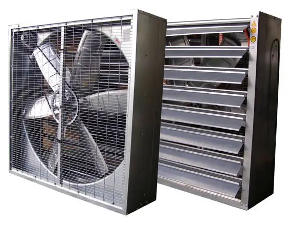 Yüksek kaliteli kare endüstriyel egzoz fanı duvara monte otomasyon havalandırma fanı