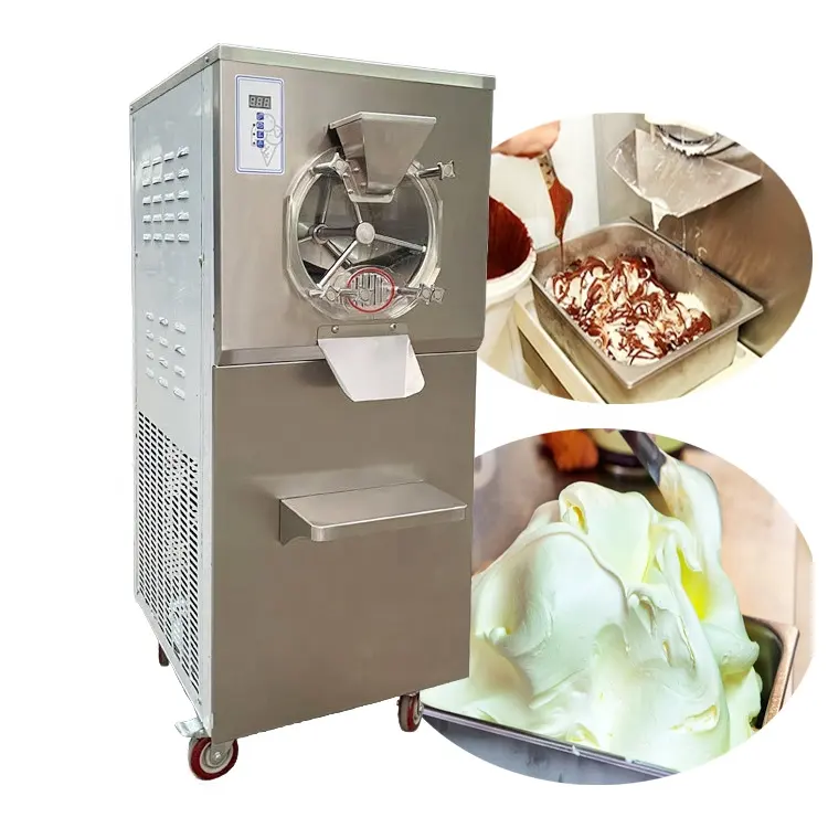 Venta caliente hielo industrial máquina de hacer crema comercial duro máquina de helado