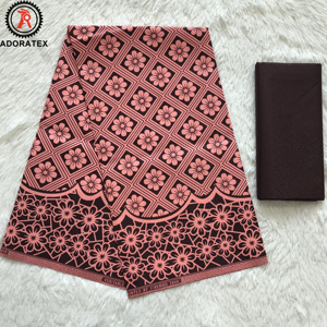 Hot Sale Neues Design Java Style Geprägter afrikanischer Wachs druck Polyester Stoff 4 2 Yards für Kleidung Kleid - Product Image 6