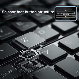 Mini teclado plegable ultrafino portátil recargable inalámbrico Blue tooth para iPad, ordenador portátil, teléfono inteligente para iOS y Android - Product Image 5
