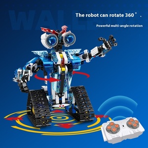 Pädagogische Programmierung für Kinder DIY-Bausteine JJJ9021 Zusammen gebauter fern gesteuerter Roboter Modell Toy Factory Großhandel - Product Image 4