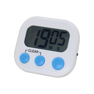 ミニSYH1227 LEDカウントダウン磁気デジタルタイマープラスチックキッチンLCDディスプレイ電子タイマー料理用