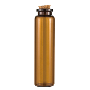 Ucuz 1ml 2ml 3ml 5ml 10ml 15ml 20ml amber temizle ahşap üst stoper küçük mini deneme parfümü cam flakon örnek mantarlı şişe