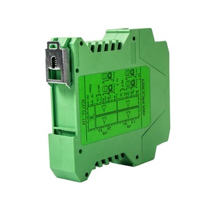 0.1%fs high precision analog 2 <strong>input</strong> 2 <strong>output</strong> 4-20ma dc signal isolator loop powered 420ma to 010v converter <strong>module</strong> - Product Image 1