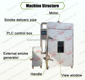 工业鸡肉熏制室肉熏制香肠熏制和干燥鱼冷熏制机 - Product Image 2