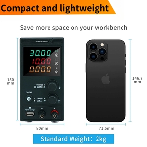 MYAMI 32V 10A調整可能DC電源可変実験室ベンチ調整スイッチ220Vおよび110V入力オプション - Product Image 2
