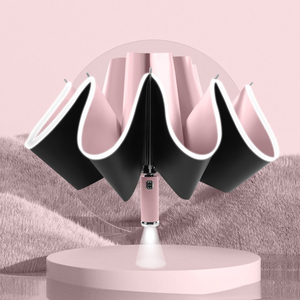 厂家定制中国自动折叠Led手电筒定制大伞 - Product Image 1