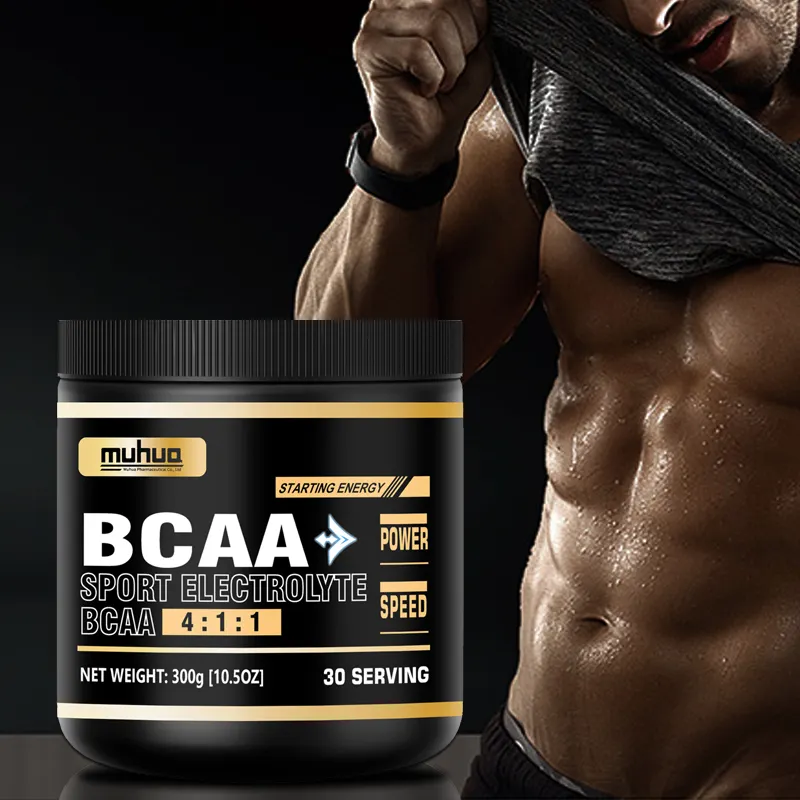 Oem Fabricagecontract Creatine Stikstofpomp Fitnesssupplement Spiereiwit Vertakte Keten Aminozuur Bcaa Poeder