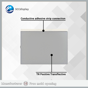 Display monocromatico ad alto contrasto a 7 segmenti TN positivo personalizzato SJXD158787C eccellente Smart Meter Display moduli LCD - Product Image 3