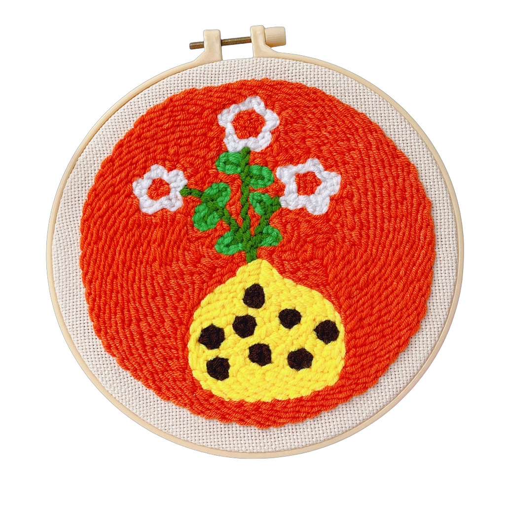 Orange red green plant