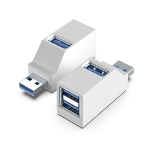 Yüksek hızlı Mini 3 Port USB 3.0 tip C veri iletim Hub Mac PC cep telefonu için USB 3.0 arayüzü - Product Image 1