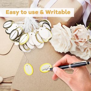 ジュエリー価格ラベル弾性ストリング付き小売マーキングタグの価格タグ - Product Image 3