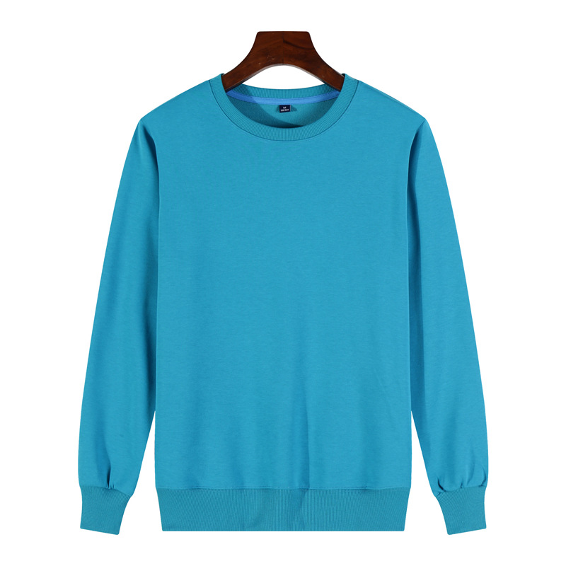 Terry round neck-hole blue
