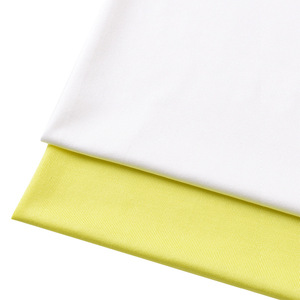 Tela de LICRA de 4 vías para camisetas, tejido de poliéster teñido liso, 140gsm, venta al por mayor de fábrica - Product Image 1