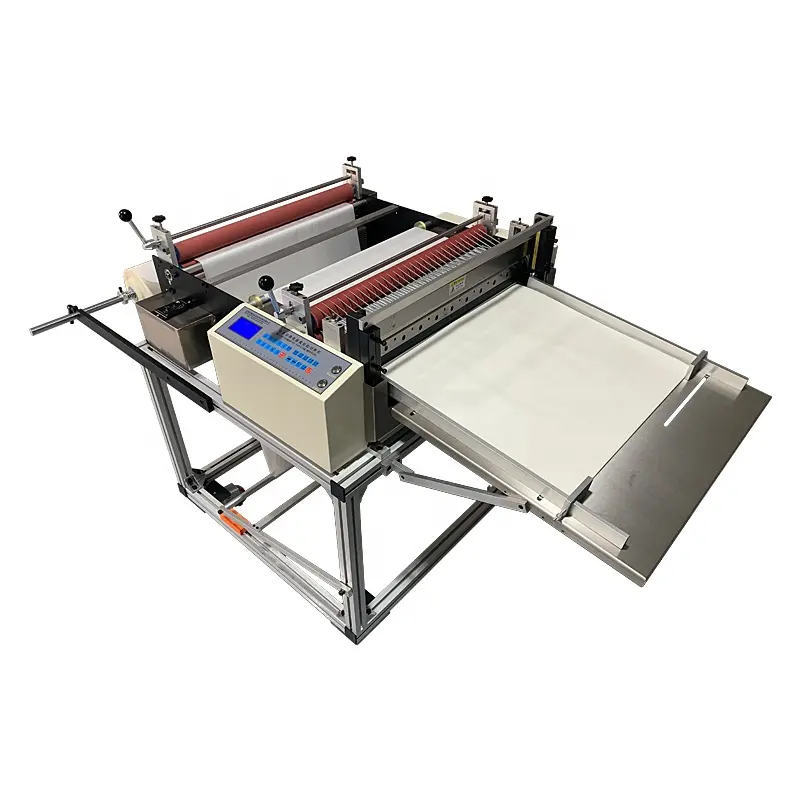 Hoge Snelheid Kleine Verpakking Papier Automatische Cutter Zelfklevend Papier Snijmachine Web Cross Snijmachine