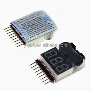 Display livello batteria YIXINTAI 1-8S XB100 allarme a bassa tensione display elettrico/cicalino a doppia funzione - Product Image 1