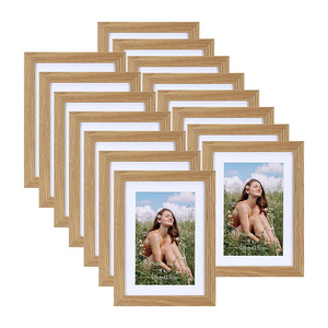<strong>8</strong>.5x11 High Definition Pine Photo <strong>Frame</strong> Wall Tabletop Display Picture <strong>Frame</strong> with 6x8 Mat for Home Use - Product Image 3