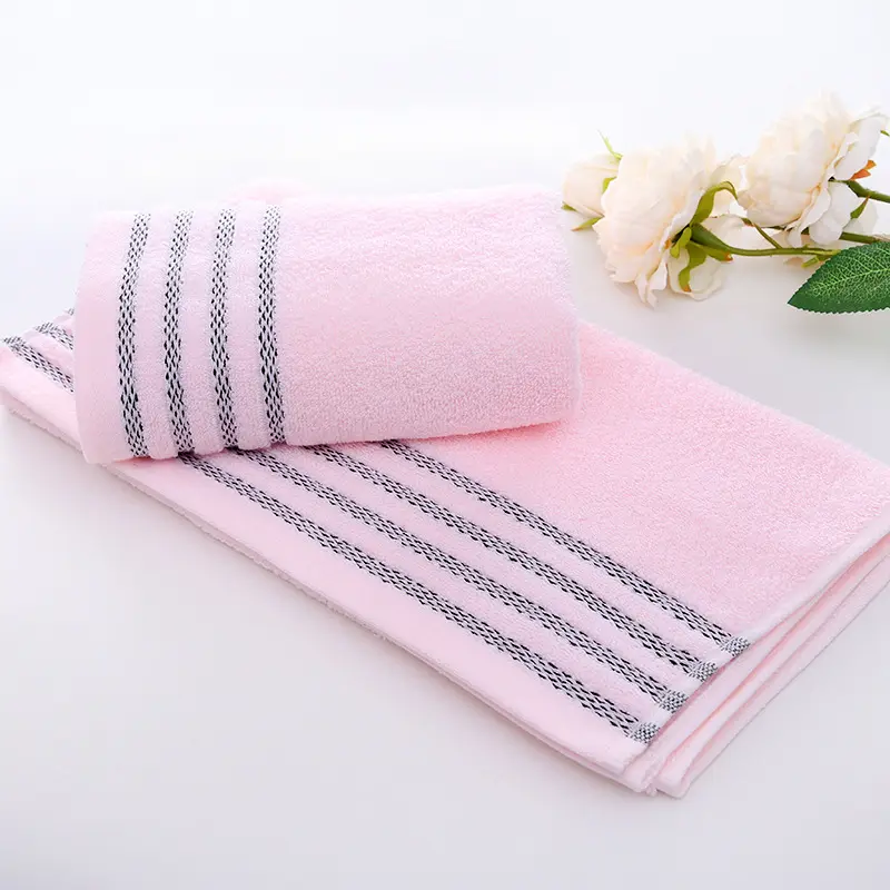 China Supply Hotel Hand Towel Set 100% Cotton Home Towel with Custom Logo