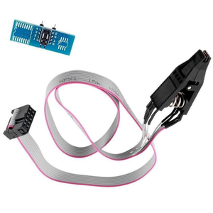 Для SOIC8 SOP8 флэш-чип IC тестовый зажим SPI кабель программист TL866AC широкоугольный SOP16 шаг 1,27 мм программный зажим Ic тестовый разъем